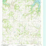 United States Geological Survey Dexter, TX-OK (1982, 24000-Scale) digital map