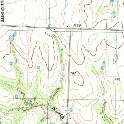 United States Geological Survey Dexter, TX-OK (1982, 24000-Scale) digital map