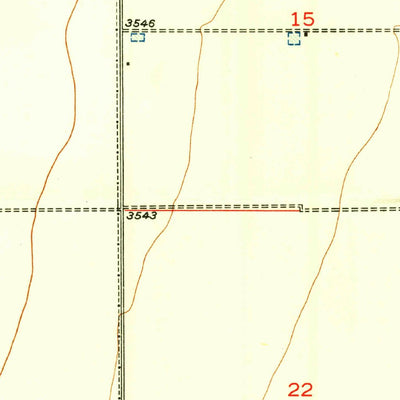 United States Geological Survey Dexter West, NM (1950, 24000-Scale) digital map