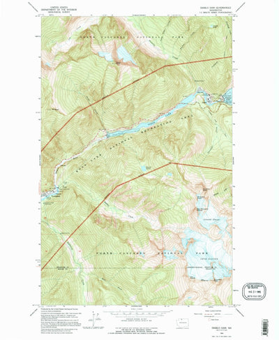 United States Geological Survey Diablo Dam, WA (1963, 24000-Scale) digital map