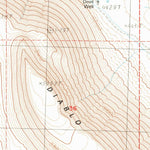 United States Geological Survey Diablo Peak, OR (1986, 24000-Scale) digital map