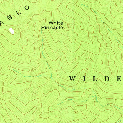 United States Geological Survey Diablo Range, NM (1965, 24000-Scale) digital map