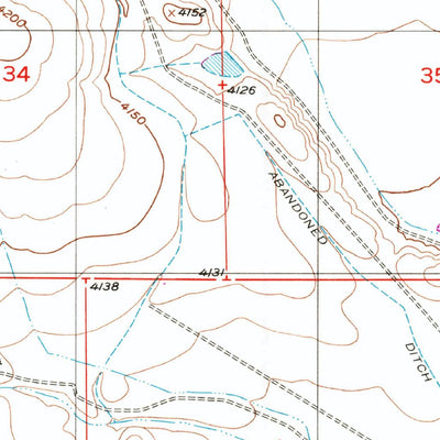 United States Geological Survey Diamond A Ranch, NM (1959, 24000-Scale) digital map