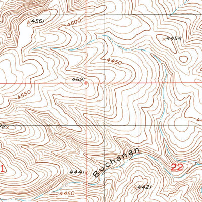 United States Geological Survey Diamond A Ranch, NM (1959, 24000-Scale) digital map