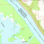 United States Geological Survey Diamond Bluff West, WI-MN (1974, 24000-Scale) digital map