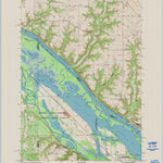 United States Geological Survey Diamond Bluff West, WI-MN (1992, 24000-Scale) digital map