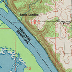 United States Geological Survey Diamond Bluff West, WI-MN (1992, 24000-Scale) digital map