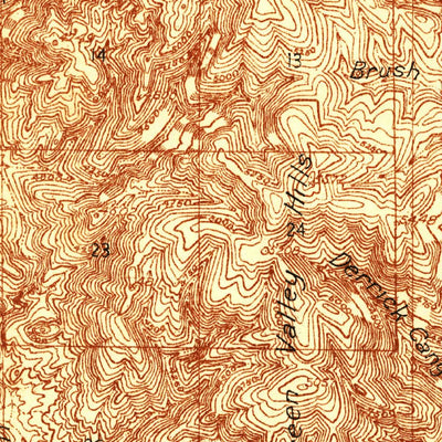 United States Geological Survey Diamond Butte, AZ (1937, 48000-Scale) digital map