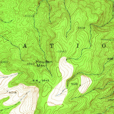 United States Geological Survey Diamond Butte, AZ (1937, 62500-Scale) digital map