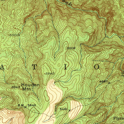 United States Geological Survey Diamond Butte, AZ (1943, 62500-Scale) digital map