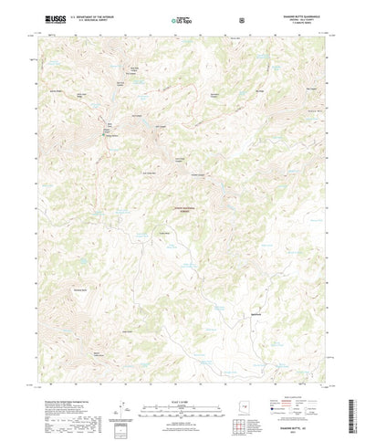 United States Geological Survey Diamond Butte, AZ (2021, 24000-Scale) digital map