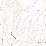 United States Geological Survey Diamond Canyon, NV (1972, 24000-Scale) digital map
