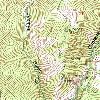 United States Geological Survey Diamond City, MT (2001, 24000-Scale) digital map