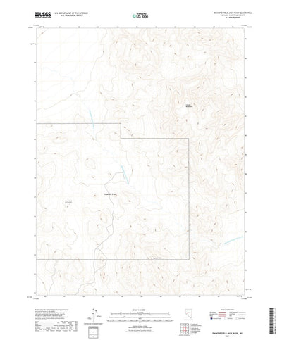 United States Geological Survey Diamond Field Jack Wash, NV (2021, 24000-Scale) digital map