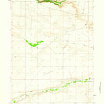 United States Geological Survey Diamond Flat, WY (1960, 24000-Scale) digital map