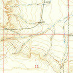 United States Geological Survey Diamond Flat, WY (1960, 24000-Scale) digital map