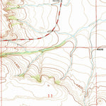 United States Geological Survey Diamond Flat, WY (1990, 24000-Scale) digital map