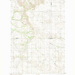 United States Geological Survey Diamond G Butte NW, MT (1983, 24000-Scale) digital map