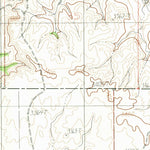 United States Geological Survey Diamond G Butte NW, MT (1983, 24000-Scale) digital map