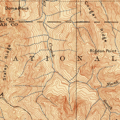 United States Geological Survey Diamond Lake, OR (1917, 125000-Scale) digital map