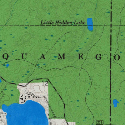 United States Geological Survey Diamond Lake, WI (1971, 24000-Scale) digital map
