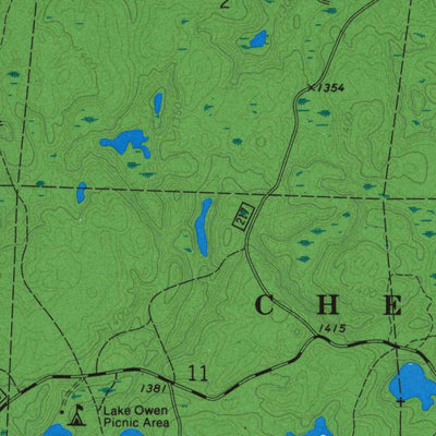 United States Geological Survey Diamond Lake, WI (1971, 24000-Scale) digital map