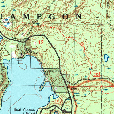 United States Geological Survey Diamond Lake, WI (2005, 24000-Scale) digital map
