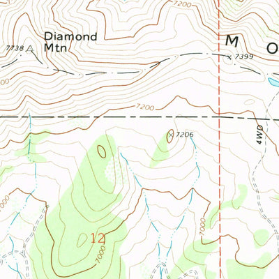 United States Geological Survey Diamond Mountain, CA (1972, 24000-Scale) digital map