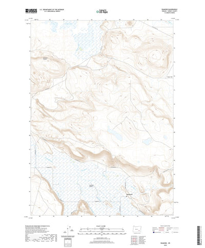 United States Geological Survey Diamond, OR (2020, 24000-Scale) digital map