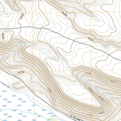 United States Geological Survey Diamond, OR (2020, 24000-Scale) digital map