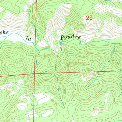 United States Geological Survey Diamond Peak, CO-WY (1967, 24000-Scale) digital map