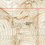 United States Geological Survey Diamond Peak, ID (1987, 24000-Scale) digital map