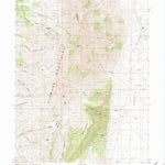 United States Geological Survey Diamond Peak, NV (1990, 24000-Scale) digital map