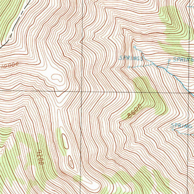 United States Geological Survey Diamond Peak, NV (1990, 24000-Scale) digital map