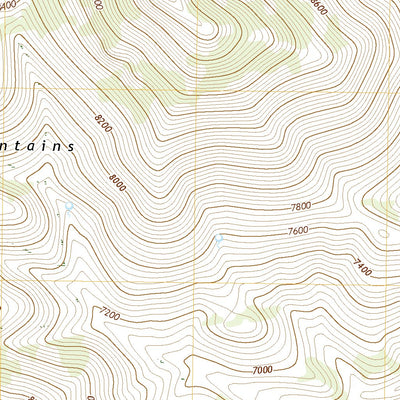 United States Geological Survey Diamond Peak, NV (2021, 24000-Scale) digital map