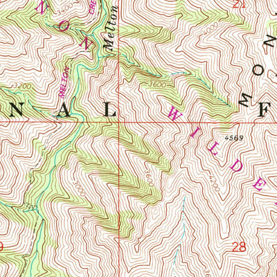 United States Geological Survey Diamond Peak, WA (1967, 24000-Scale) digital map