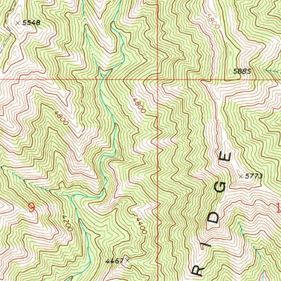 United States Geological Survey Diamond Peak, WA (1967, 24000-Scale) digital map