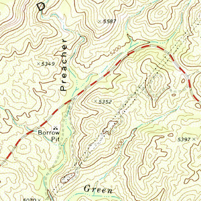 United States Geological Survey Diamond Point, AZ (1973, 24000-Scale) digital map