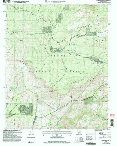 United States Geological Survey Diamond Point, AZ (2004, 24000-Scale) digital map