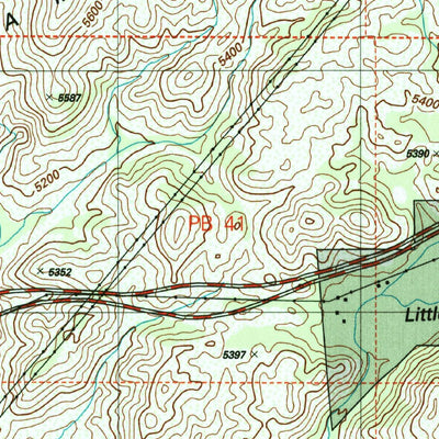 United States Geological Survey Diamond Point, AZ (2004, 24000-Scale) digital map