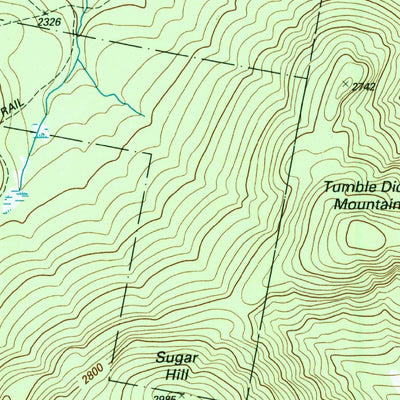 United States Geological Survey Diamond Pond, NH (1996, 24000-Scale) digital map