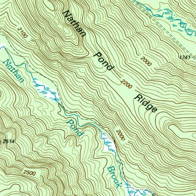 United States Geological Survey Diamond Pond, NH (1996, 24000-Scale) digital map