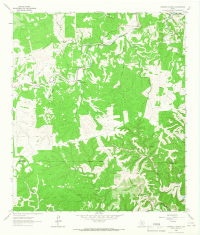 United States Geological Survey Diamond S Ranch, TX (1964, 24000-Scale) digital map