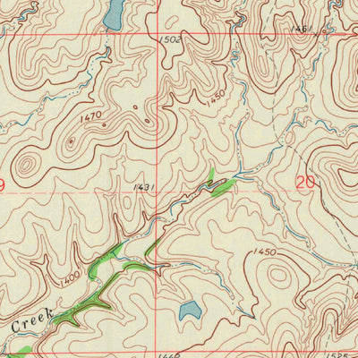 United States Geological Survey Diamond Springs, KS (1972, 24000-Scale) digital map
