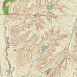 United States Geological Survey Diamond Springs, KS (1972, 24000-Scale) digital map