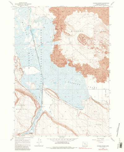 United States Geological Survey Diamond Swamp, OR (1967, 24000-Scale) digital map