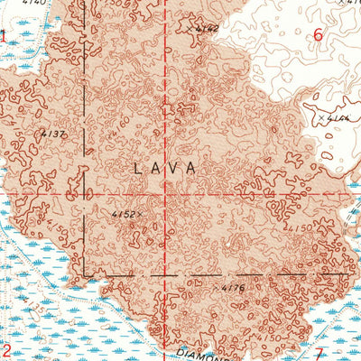 United States Geological Survey Diamond Swamp, OR (1967, 24000-Scale) digital map