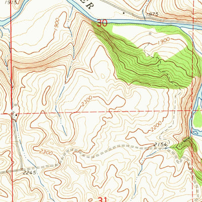 United States Geological Survey Diamond, WA (1964, 24000-Scale) digital map