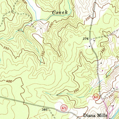 United States Geological Survey Diana Mills, VA (1967, 24000-Scale) digital map