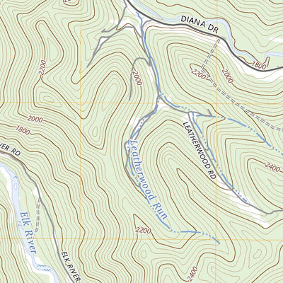 United States Geological Survey Diana, WV (2023, 24000-Scale) digital map